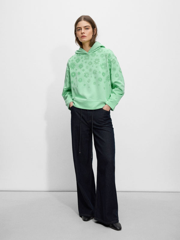 Floral Printed Sweatshirt