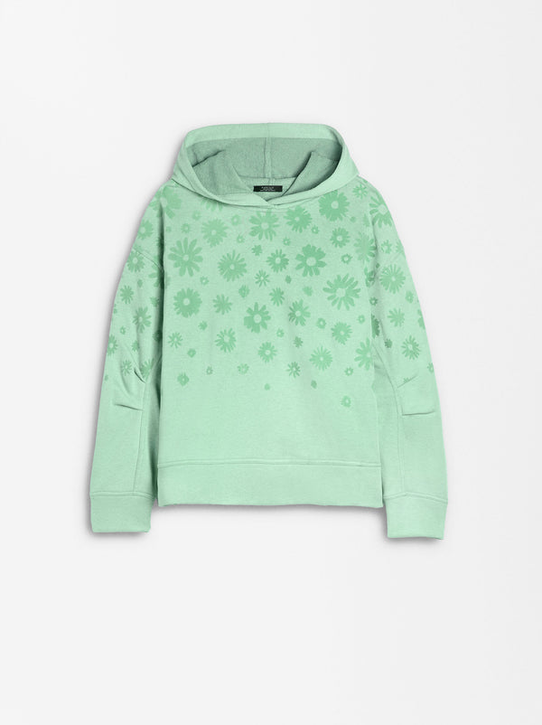 Floral Printed Sweatshirt