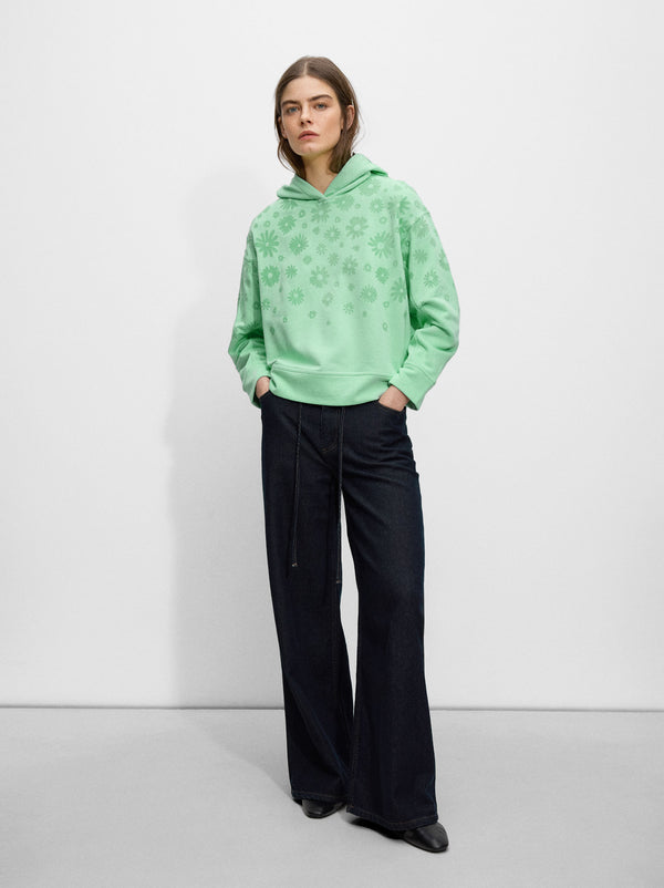 Floral Printed Sweatshirt
