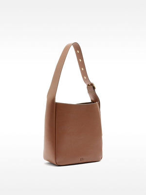 Straw-Effect Shoulder Bag