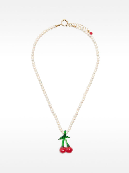 Freshwater Pearl Necklace Cherries