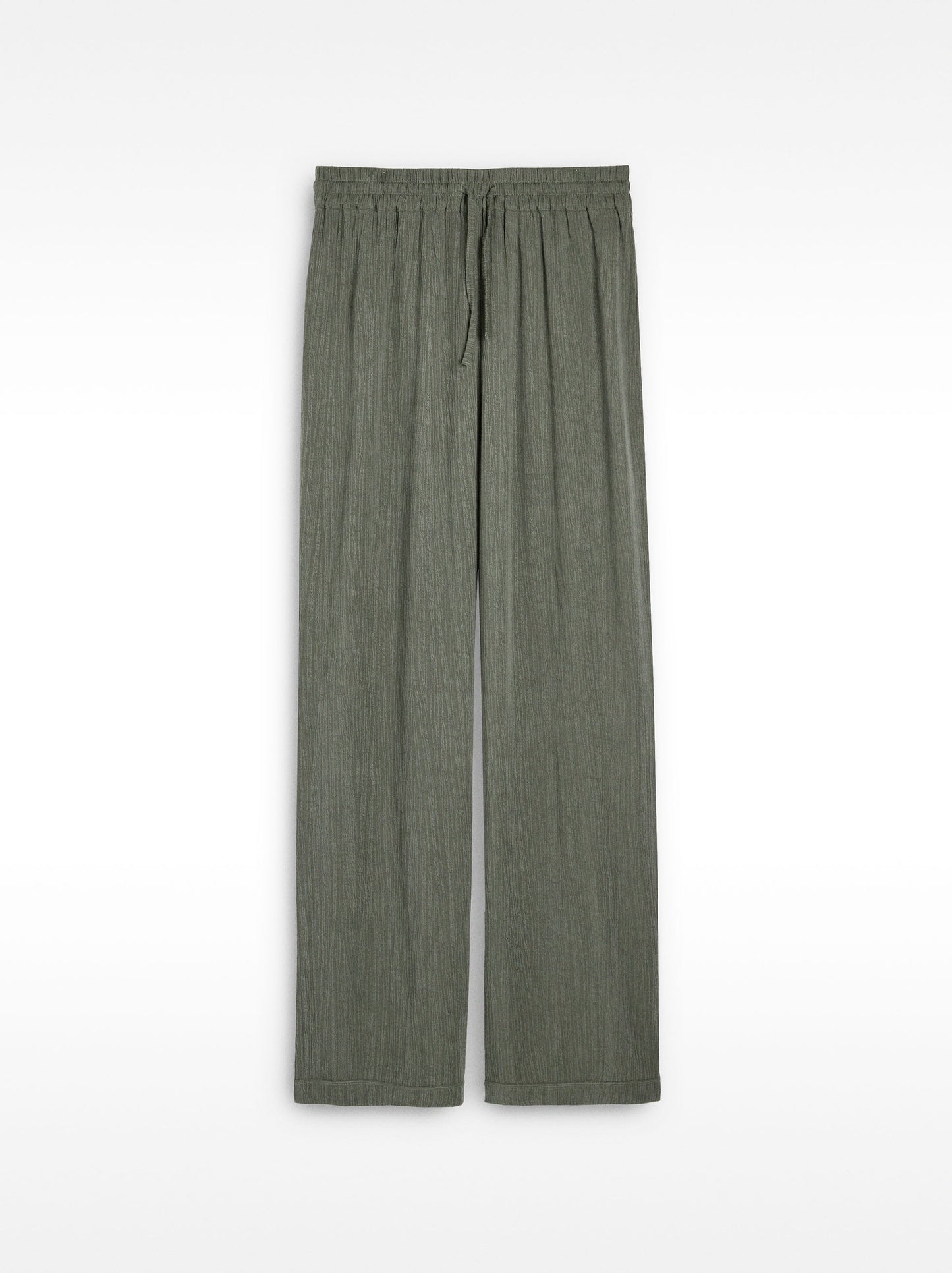 Loose-Fitting Trousers With Elastic Waistband