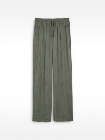 Loose-Fitting Trousers With Elastic Waistband