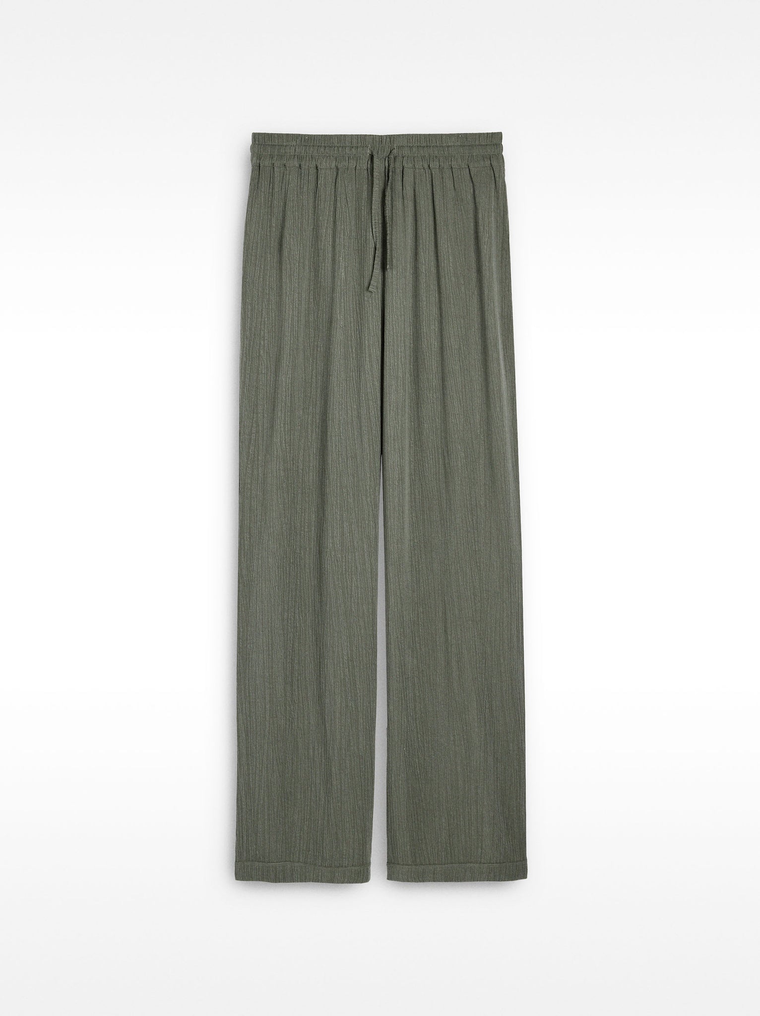 Loose-Fitting Trousers With Elastic Waistband