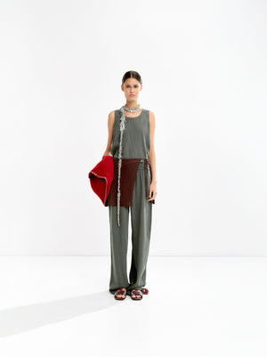 Loose-Fitting Trousers With Elastic Waistband