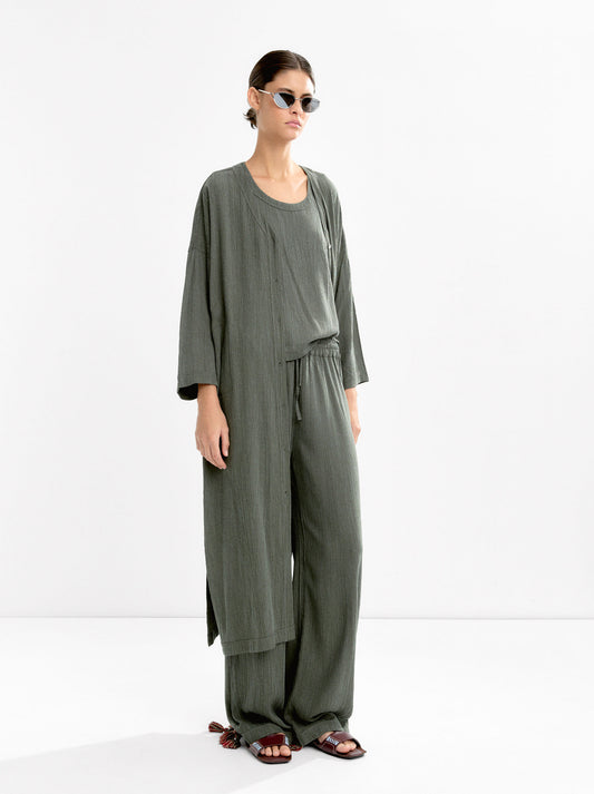 Long Dress With Texture