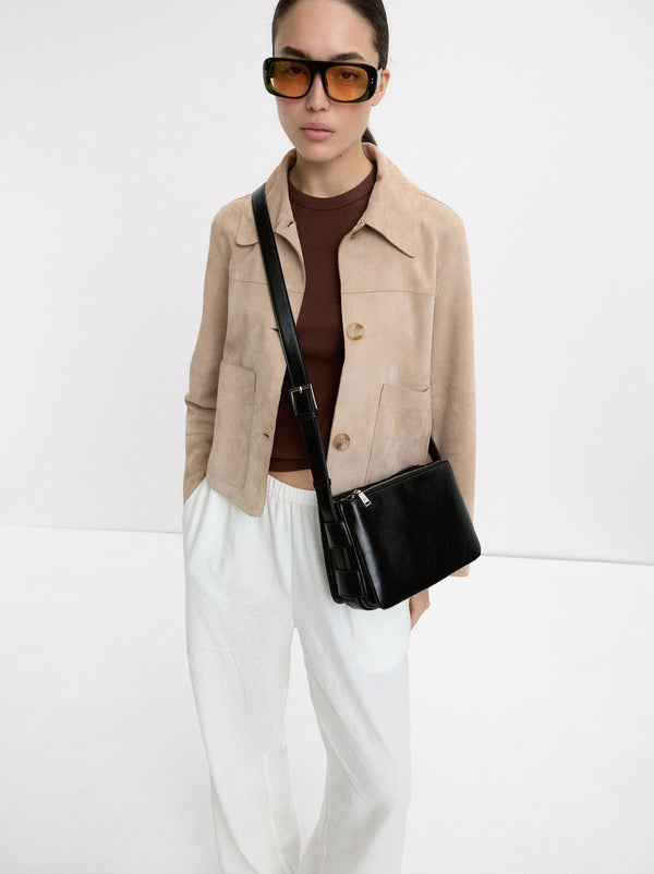 Crossbody Bag With Outer Pockets