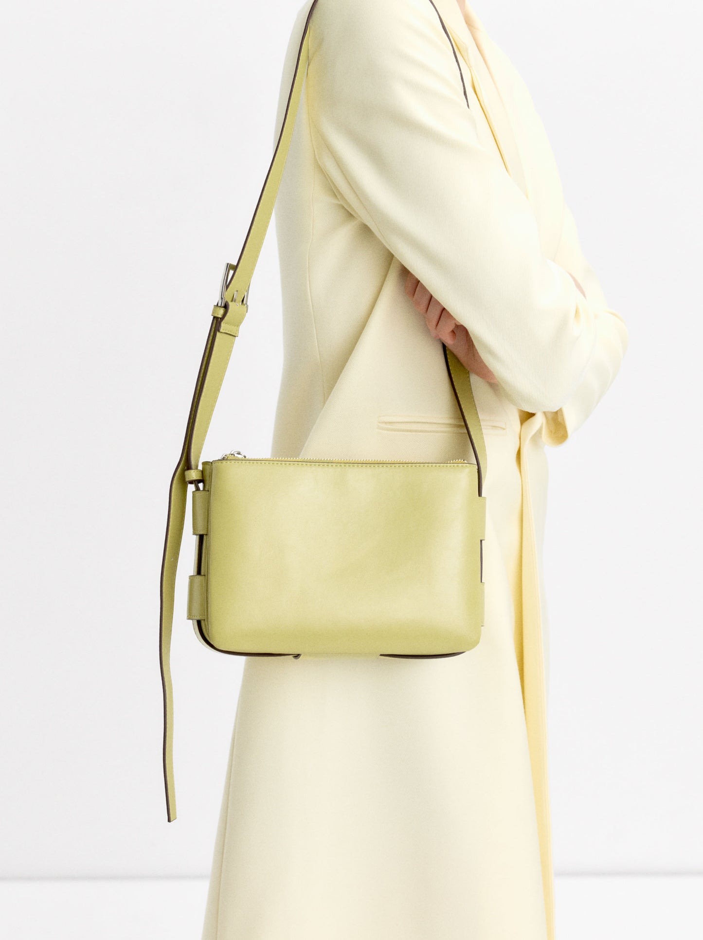 Crossbody Bag With Outer Pockets