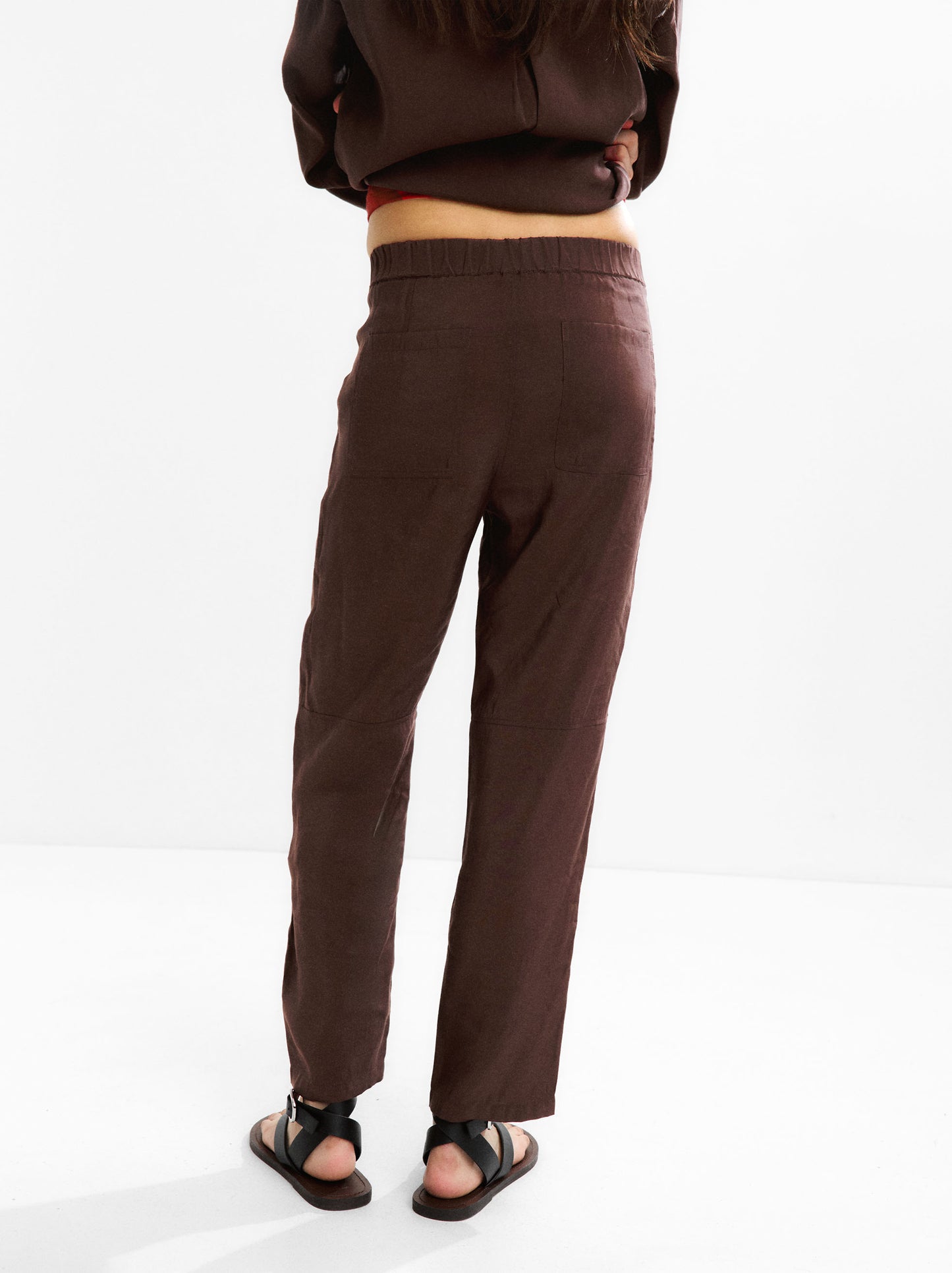 Cargo Trousers With Marked Stitching