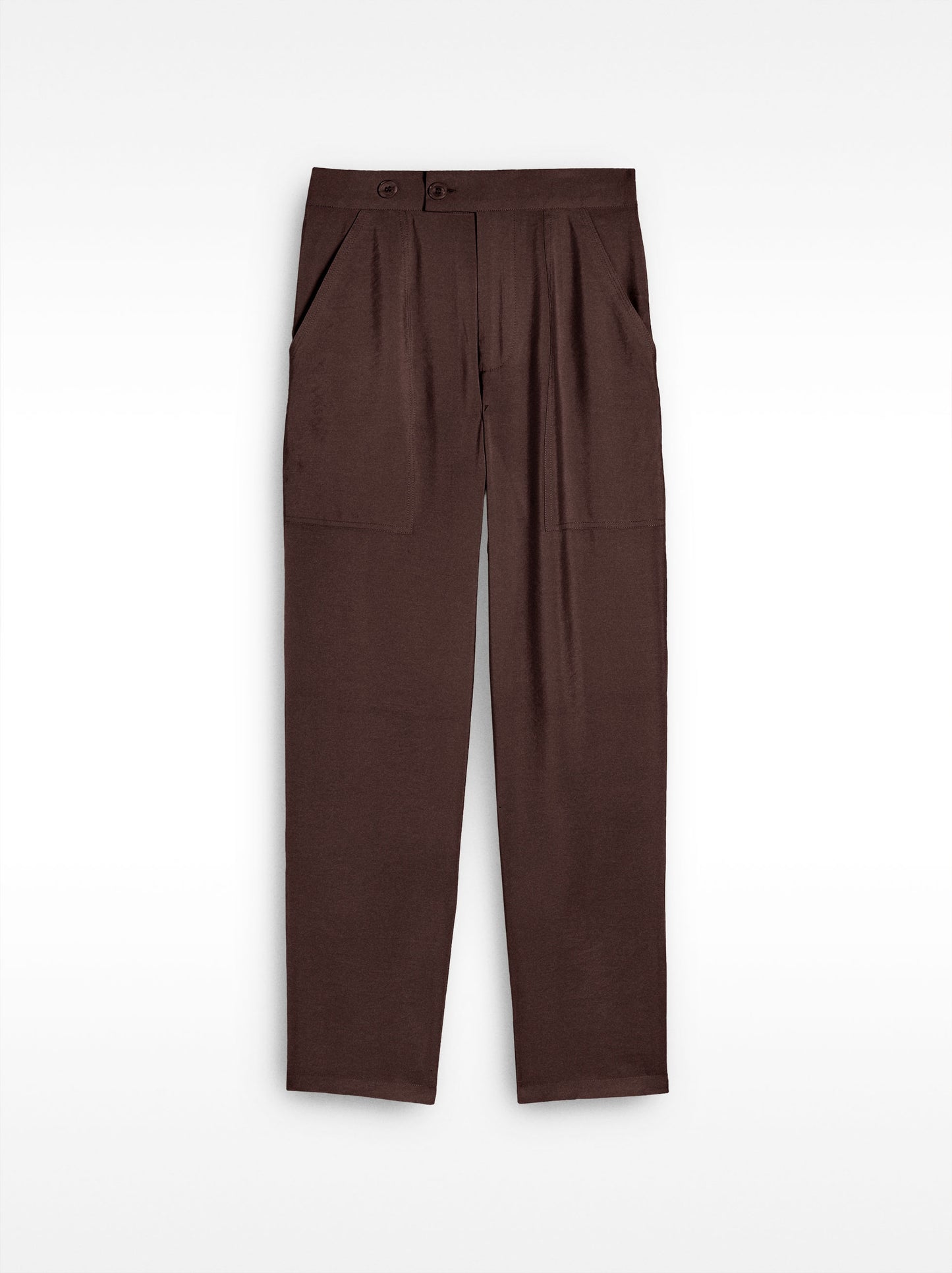 Cargo Trousers With Marked Stitching