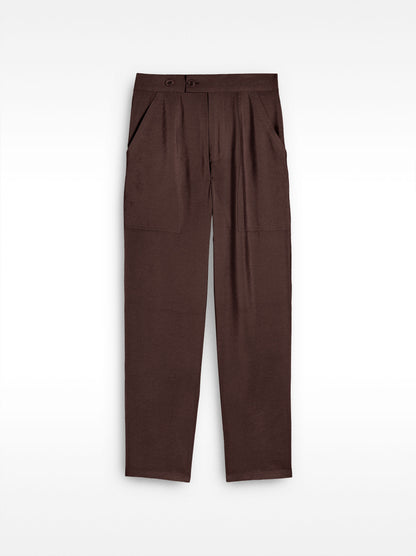 Cargo Trousers With Marked Stitching