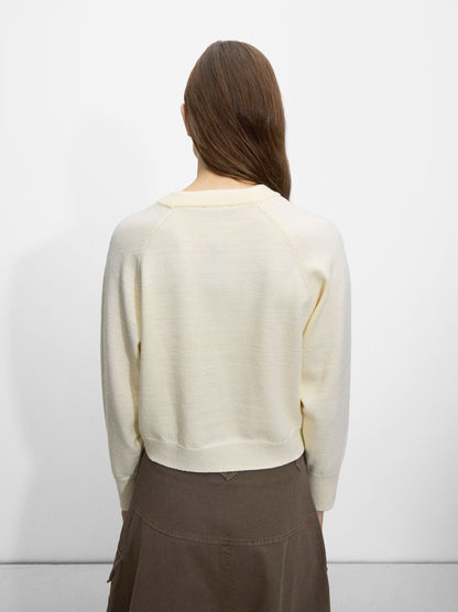 Jacquard Knit Sweater With Cherries