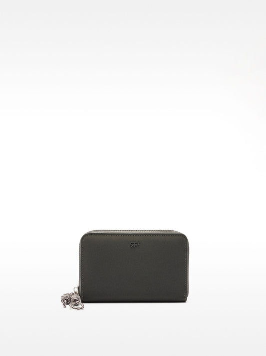 Soft Texture Wallet With Double Zipper