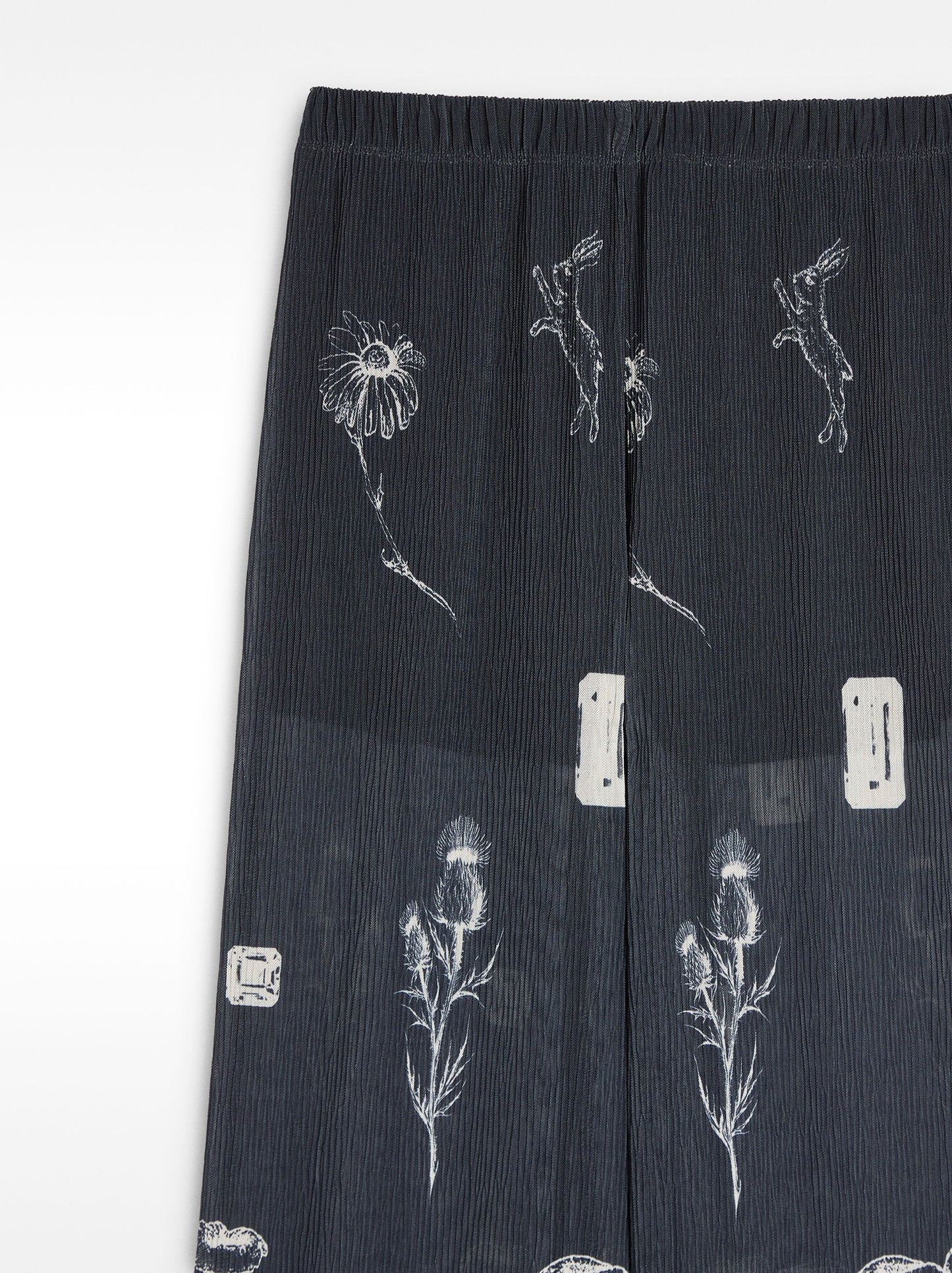 Printed Loose-Fitting Trousers