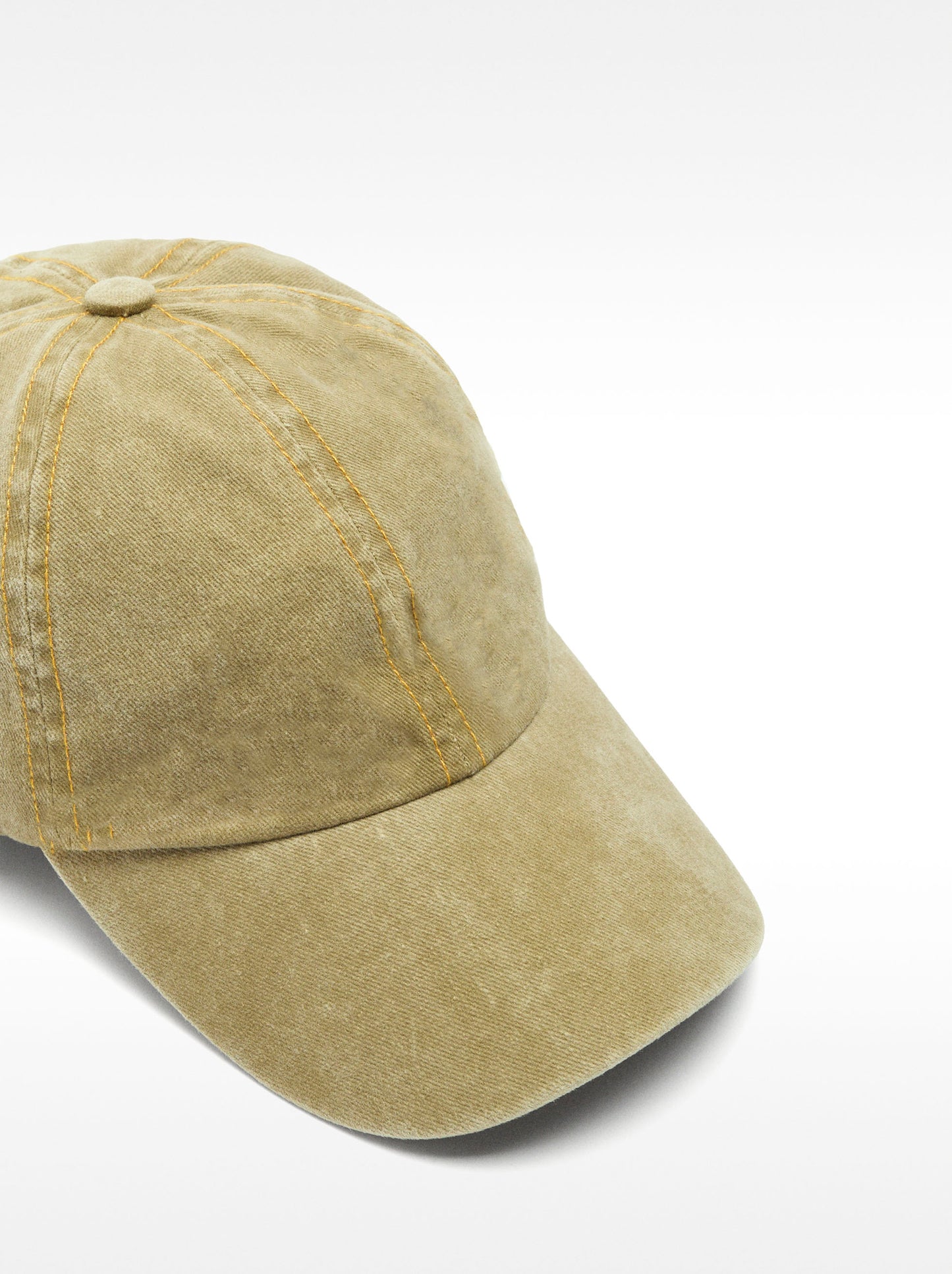 Washed-Effect Cap