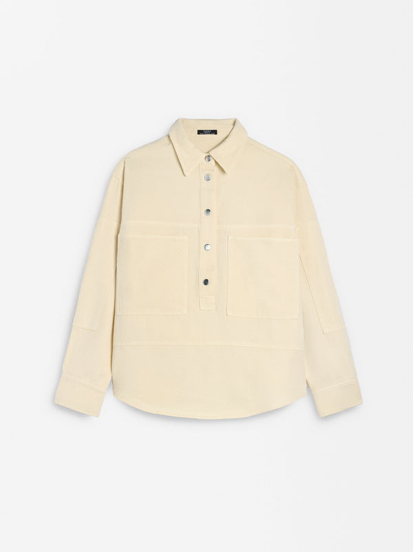 Long-Sleeved Denim Shirt