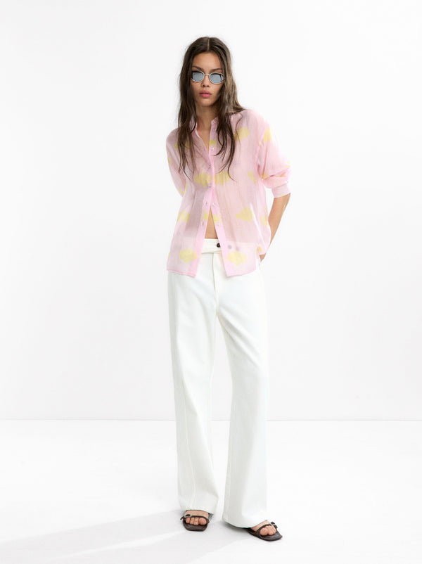 Printed Lyocell Shirt