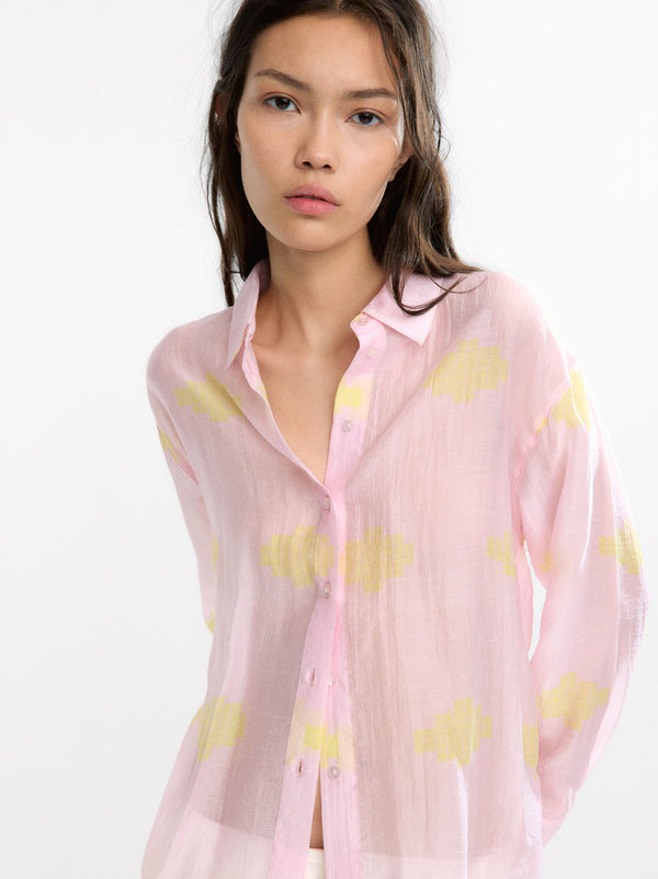 Printed Lyocell Shirt
