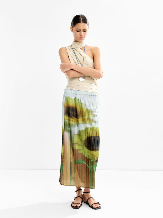 Floral Print Skirt
