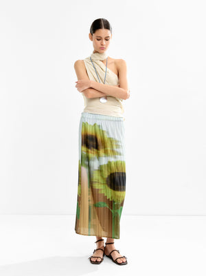 Floral Print Skirt
