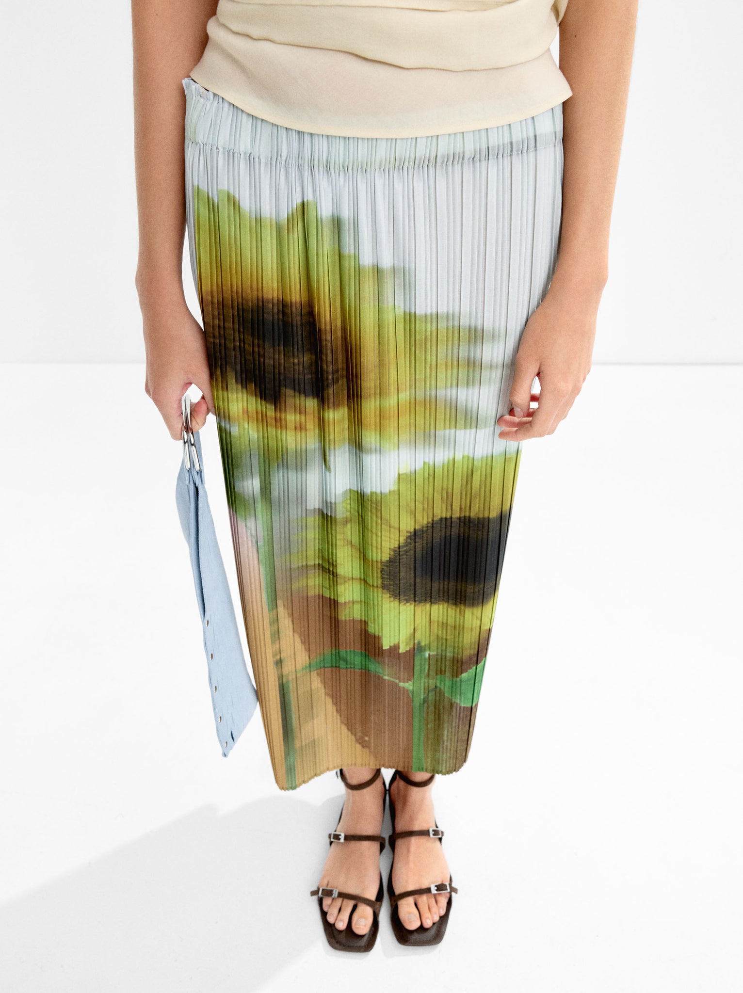 Floral Print Skirt