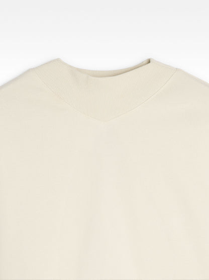 Ribbed Detail Sweatshirt