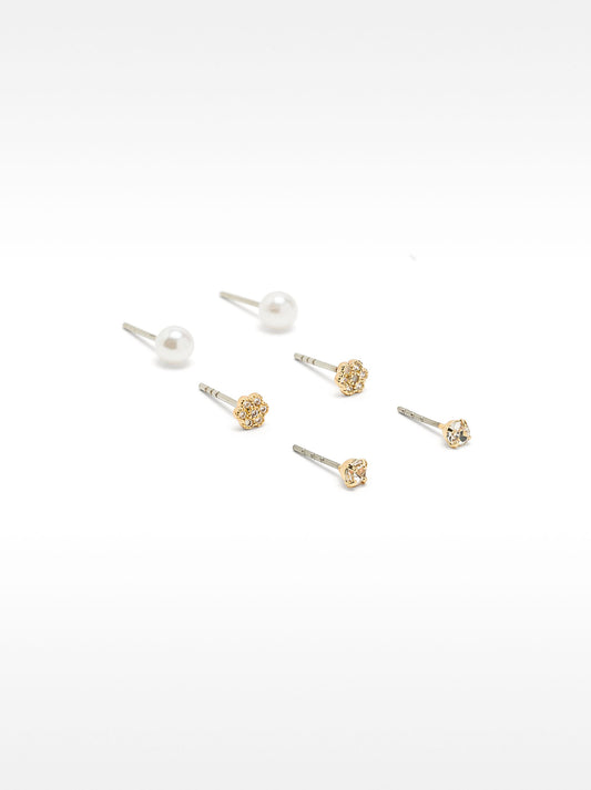 Earring Set With Zirconia