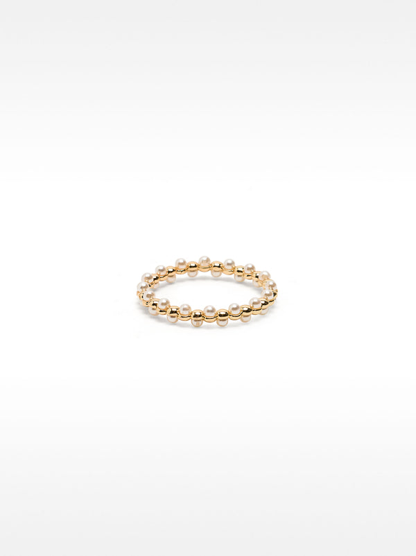 Ring With Pearls