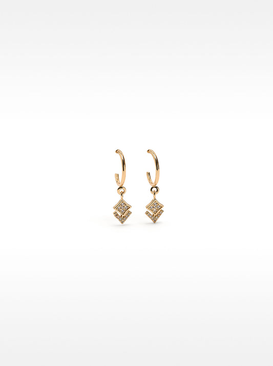 Hoops Diamond-Shaped Zirconias