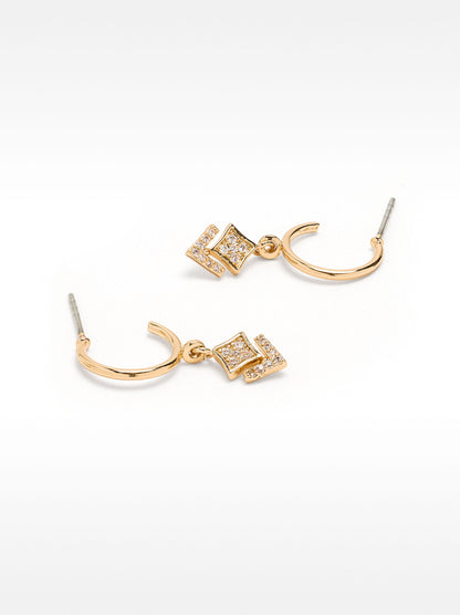 Hoops Diamond-Shaped Zirconias