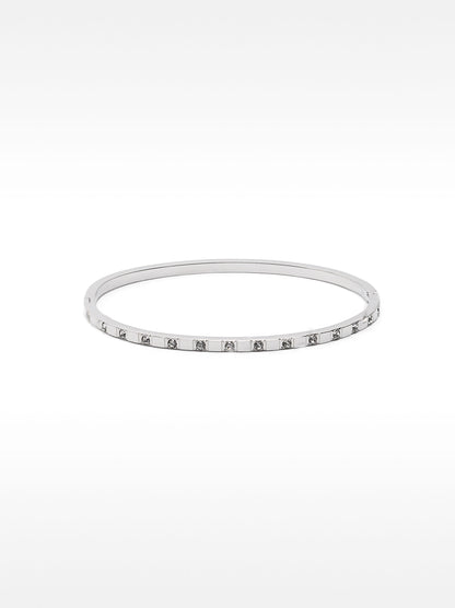 Bracelet With Crystals - Stainless Steel