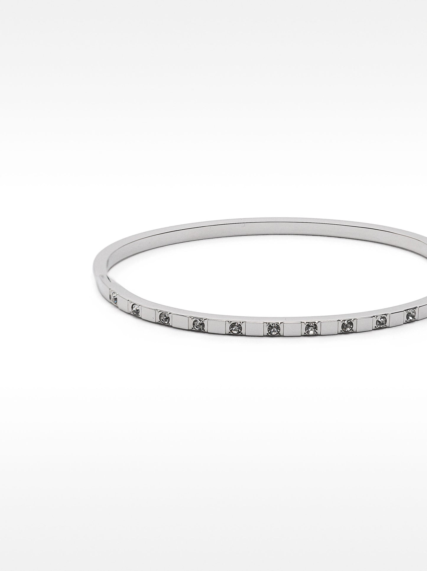 Bracelet With Crystals - Stainless Steel