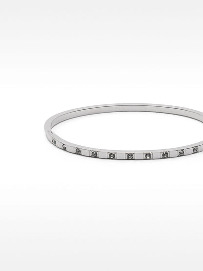 Bracelet With Crystals - Stainless Steel