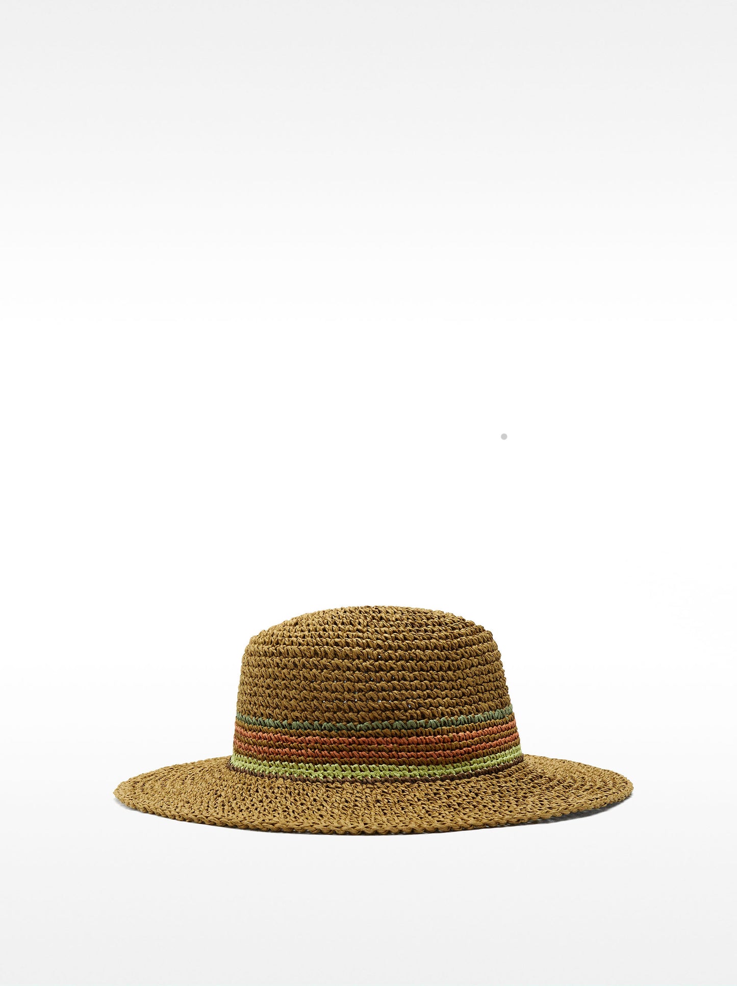 Straw-Effect Hat