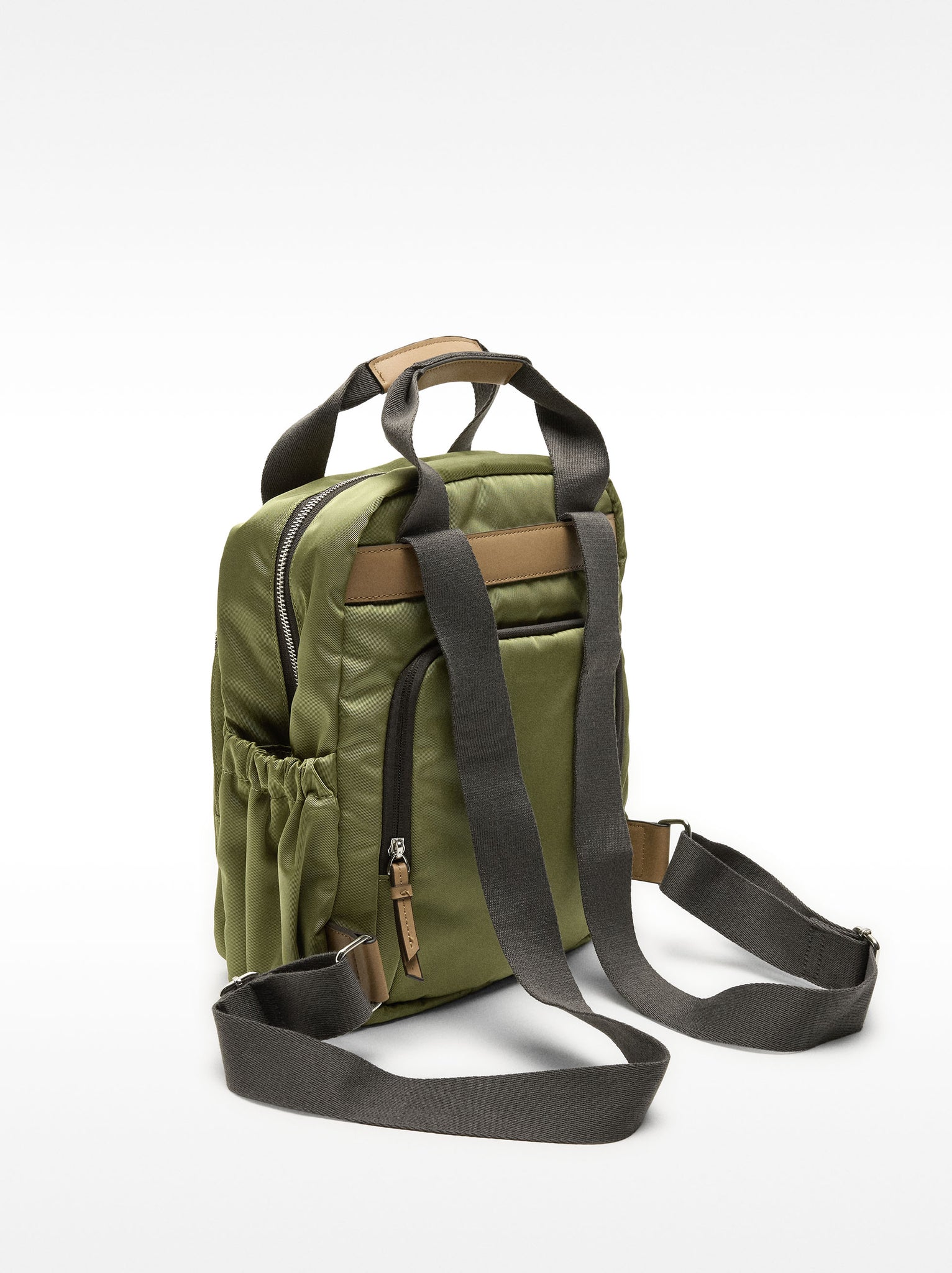Nylon Backpack With Pendant