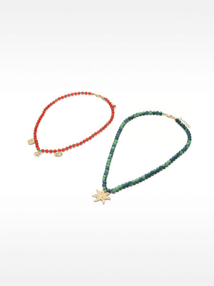 Set Of Beaded Necklaces