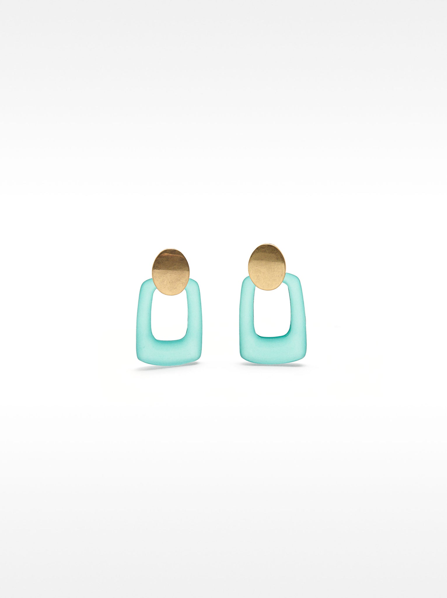 Rectangular Resin Earrings