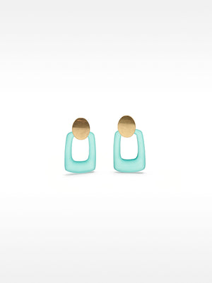 Rectangular Resin Earrings