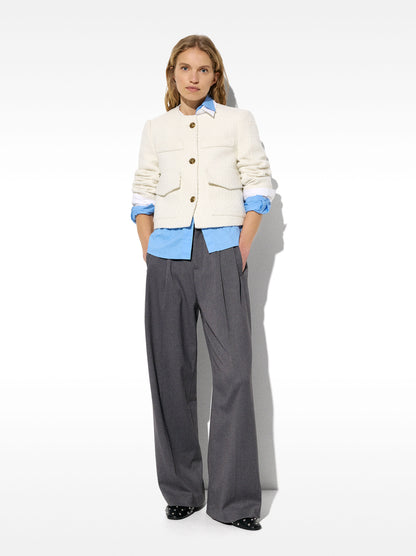 Coat With Wool And Pockets