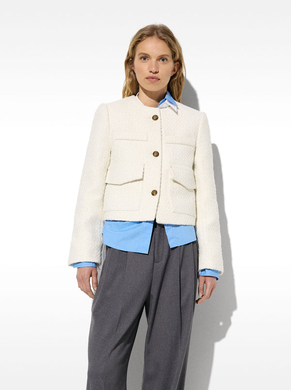 Coat With Wool And Pockets
