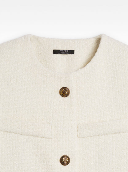 Coat With Wool And Pockets