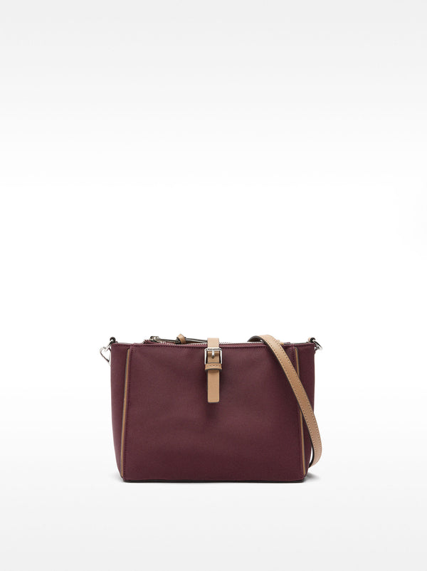 Nylon Effect Shoulder Bag
