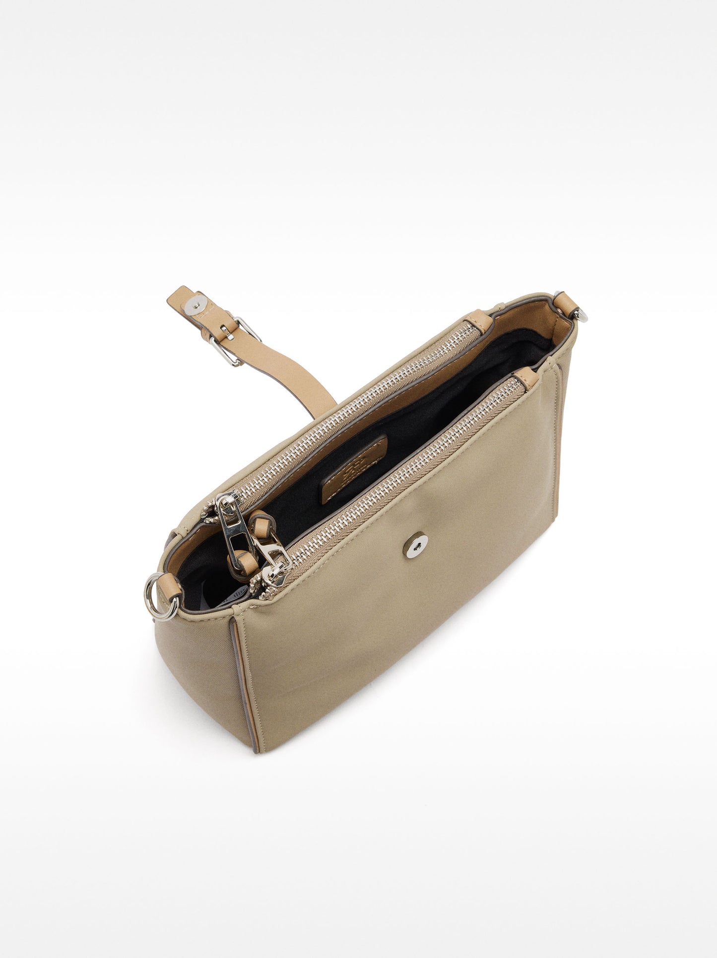 Nylon Effect Shoulder Bag