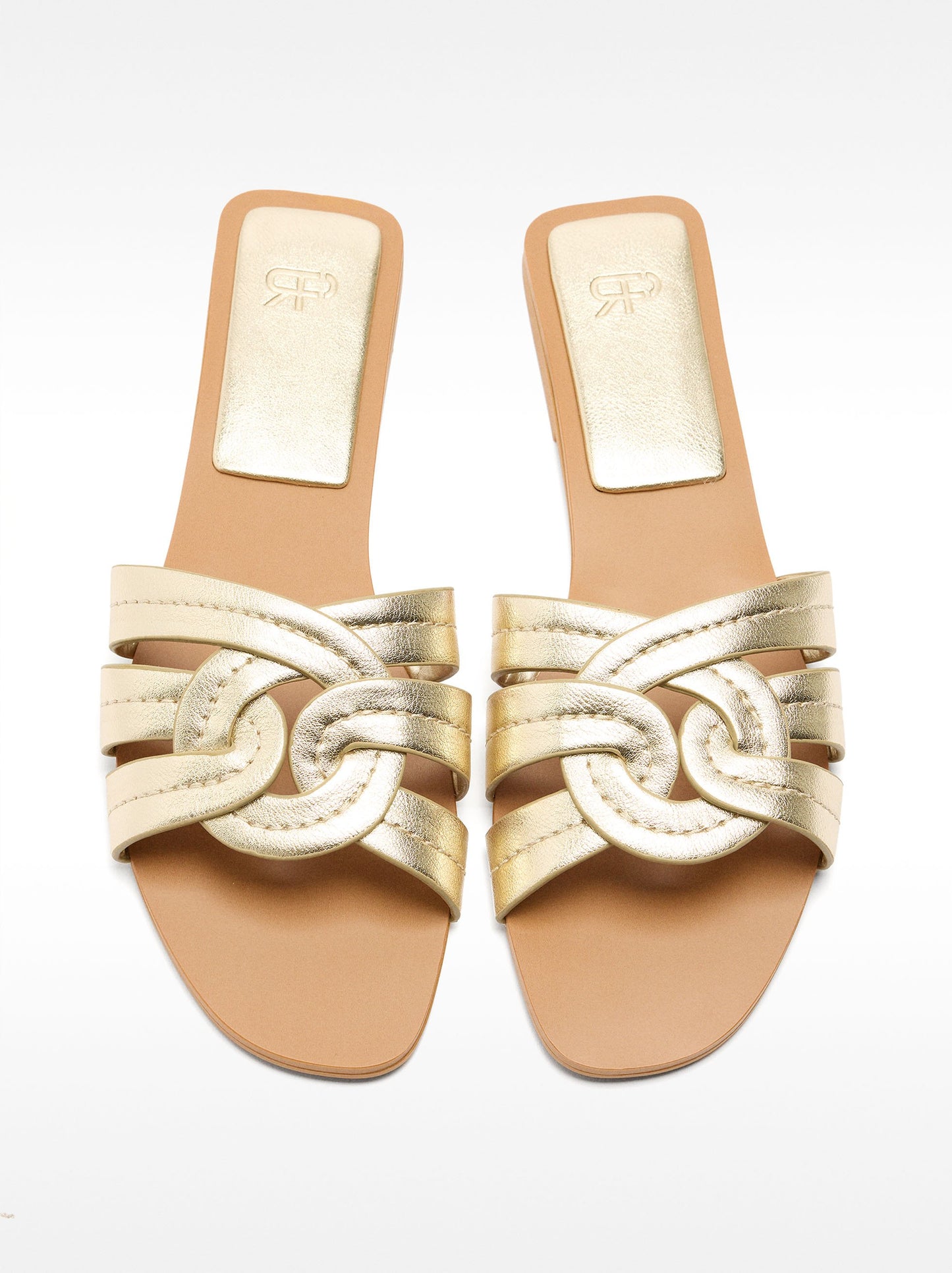 Crossed Flat Sandals