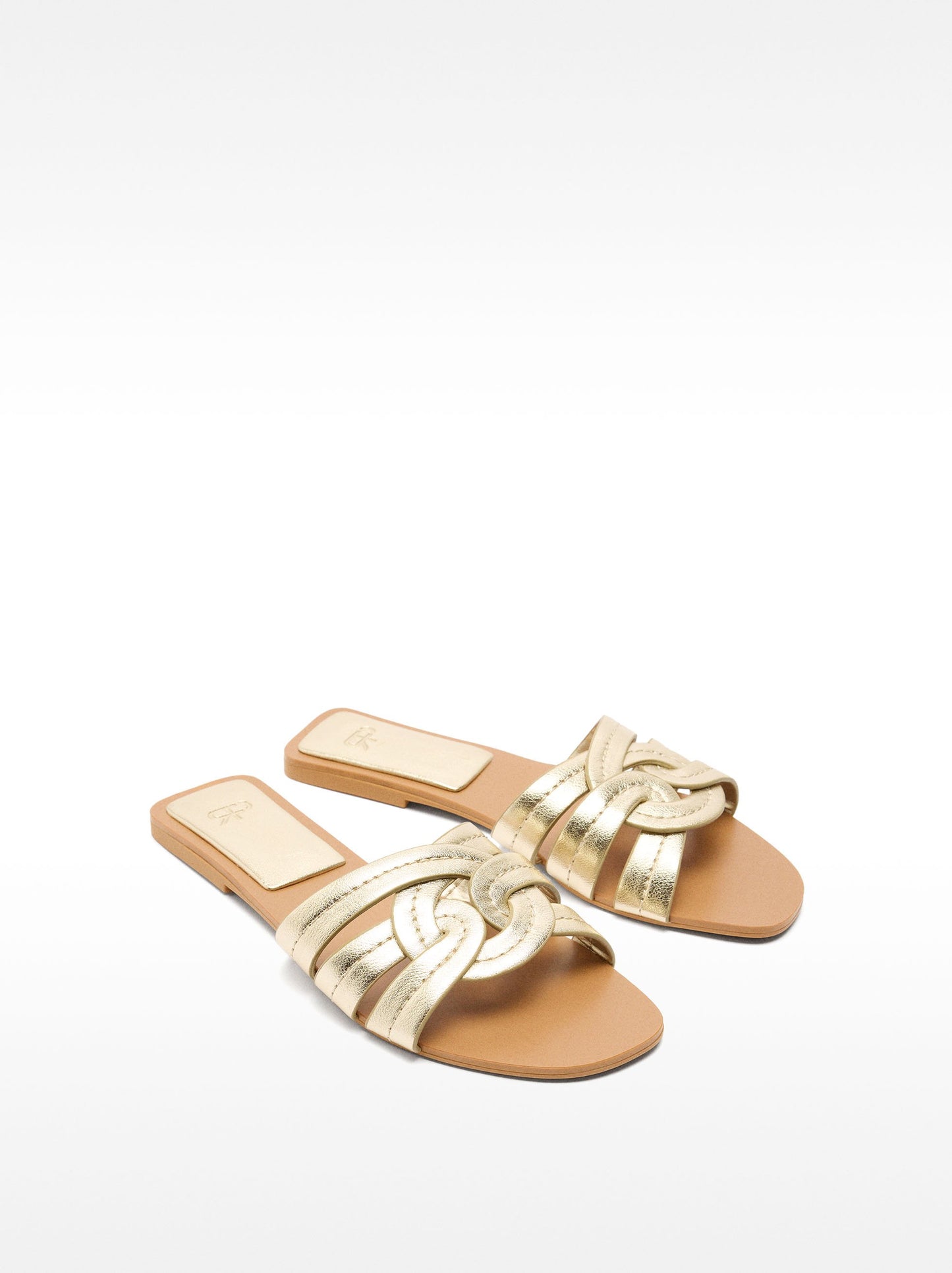 Crossed Flat Sandals