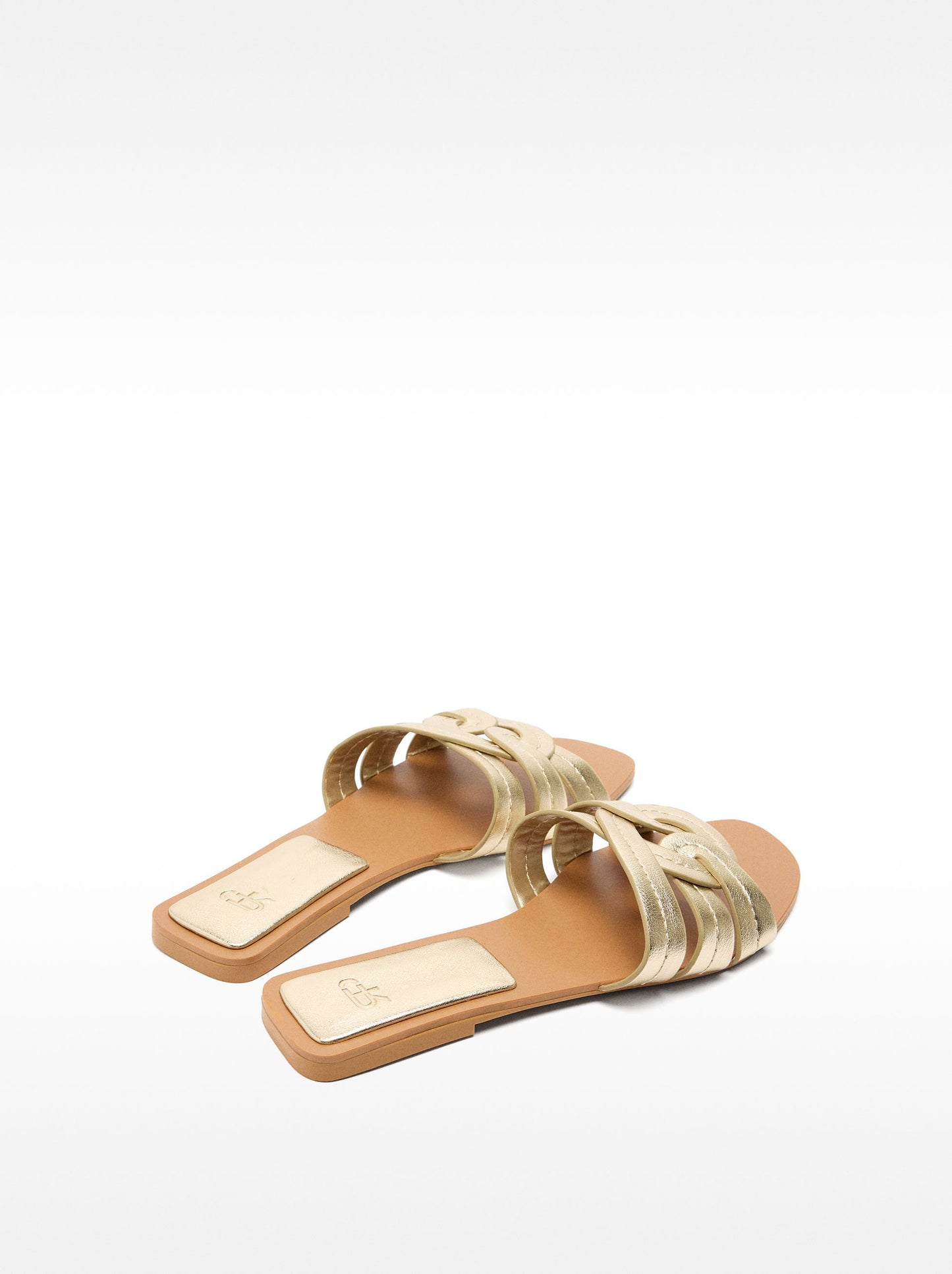 Crossed Flat Sandals