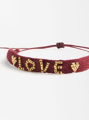 Bracelet With Love Crystals