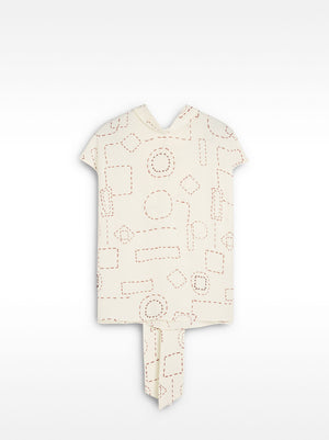 Scarf Print Top