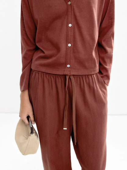 Cardigan With Cotton Blend