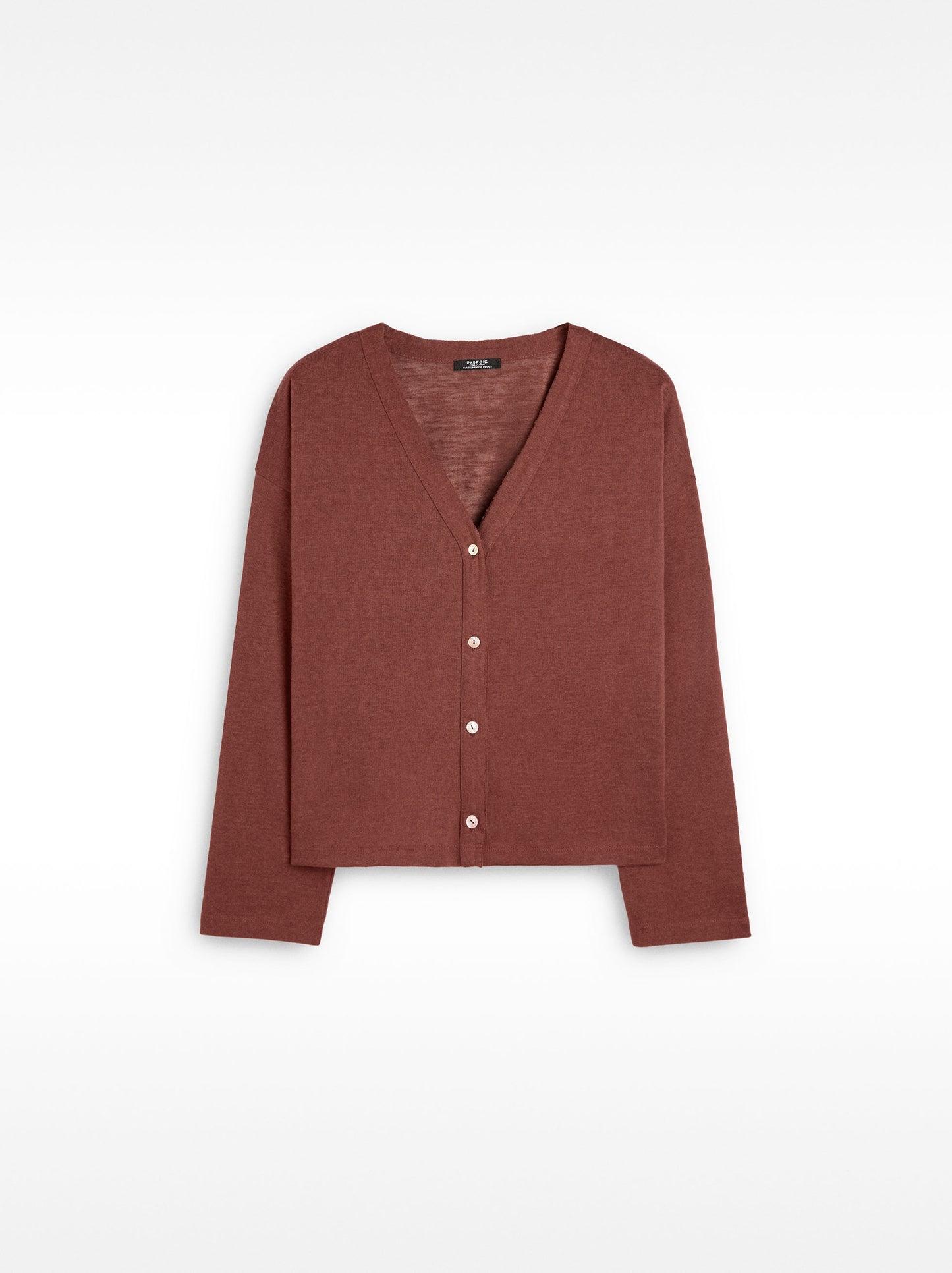 Cardigan With Cotton Blend